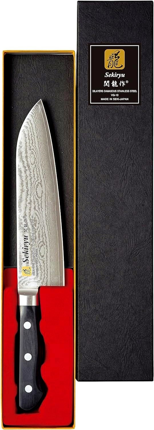 Coltello Giapponese Professionale SekiRyu Santoku SR-VG100